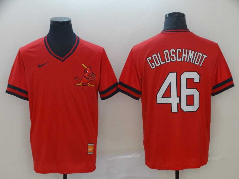 St. Louis Cardinals 46 Paul Goldschmidt Red Throwback Jersey,We sell and wholesale St. Louis Cardinals 46 Paul Goldschmidt Red Throwback Jersey on line form chian!